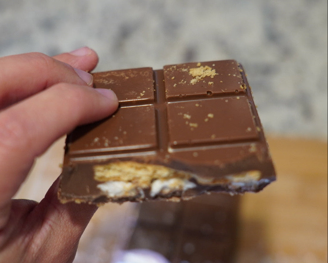 Smore's Stuffed Chocolate Bar